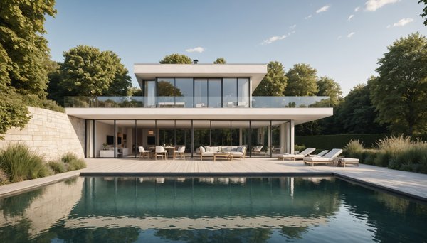 Villa avec vue erdre à nantes : prestations haut de gamme